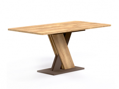 Стол Беркли 1250(1640)*850*750 (дуб небраска/трюфель коричневый) Стол Беркли 1250(1640)*850*750 (дуб небраска/трюфель коричневый)