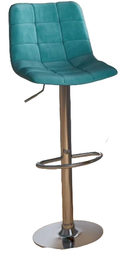 Стул барный BC-100 (каркас хром тк.Тиффани/ Velvet HLR-58)