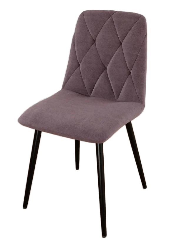 Стул DC-2103 (каркас черный тк. Велюр сирень (S48))