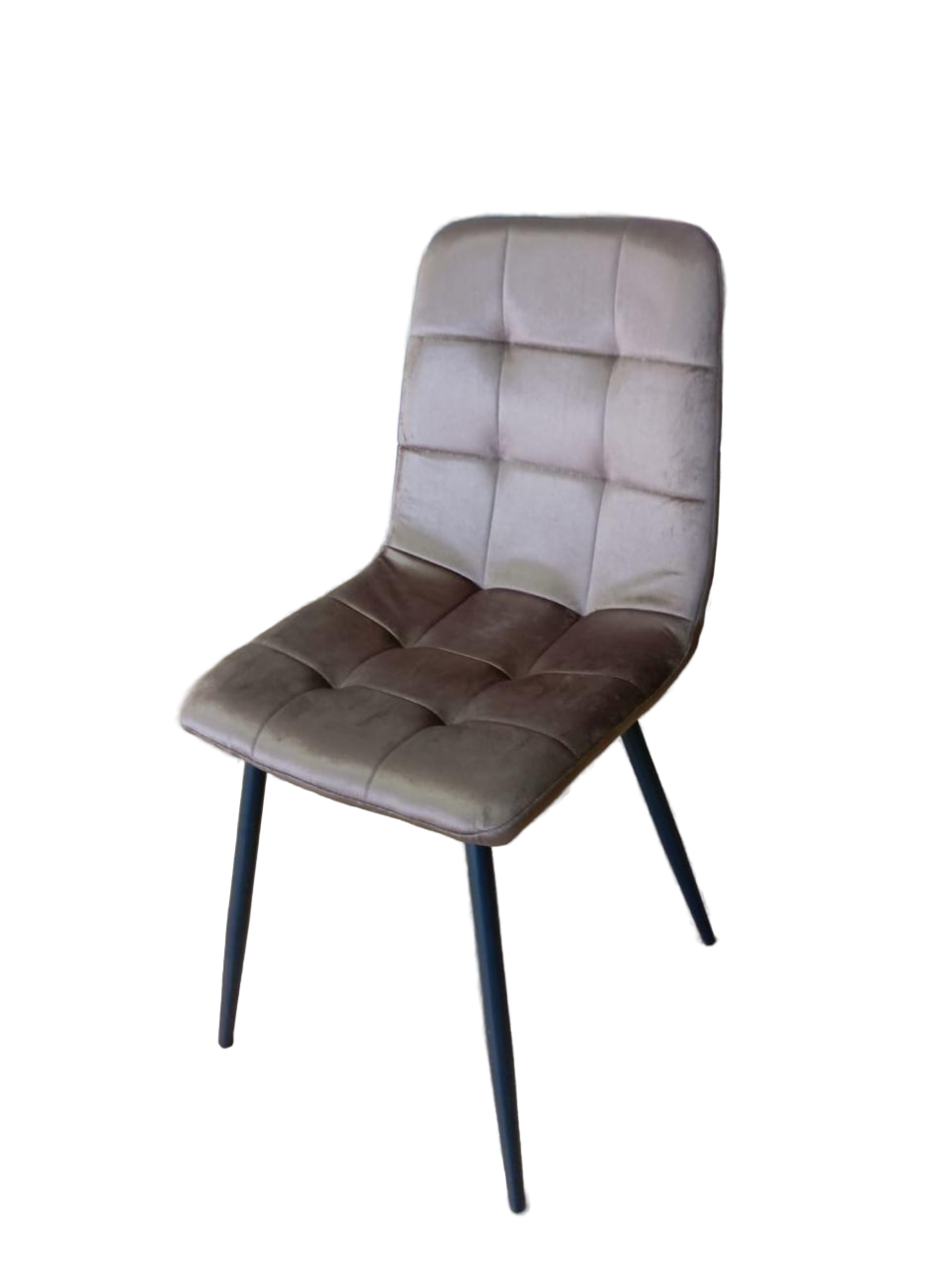 Стул Y2017 (каркас черный тк. коллекции Велюр коричневый (S46))