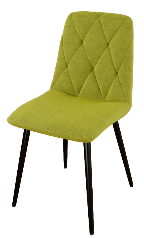 Стул DC-2103 (каркас черный тк. Велюр лайм (S14))
