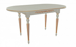 Стол Лофти-М 1500(2000)*900*765 (тон серый RAL7038 + патина золото) Стол Лофти-М 1500(2000)*900*765 (тон серый RAL7038 + патина золото)