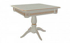 Стол Этра 900*900*765 (тон серый RAL7038 + патина золото) Стол Этра 900*900*765 (тон серый RAL7038 + патина золото)