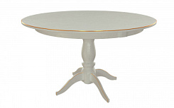 Стол Рич 1200(1600)*1200*765 (тон серый RAL7038 + патина золото) Стол Рич 1200(1600)*1200*765 (тон серый RAL7038 + патина золото)