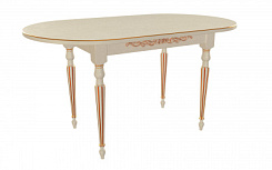 Стол Лофти-М 1500(2000)*900*765 (тон слон.кость RAL1013 + патина золото) Стол Лофти-М 1500(2000)*900*765 (тон слон.кость RAL1013 + патина золото)